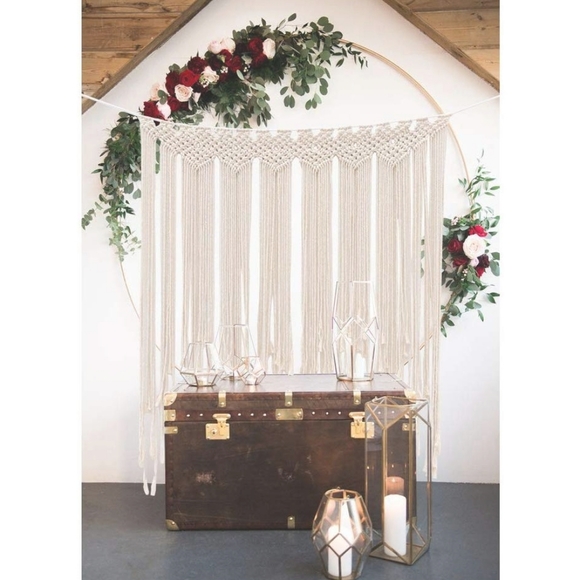 Macrame Wall Art Hanging Boho Decor LARGE Ivory - Picture 2 of 9